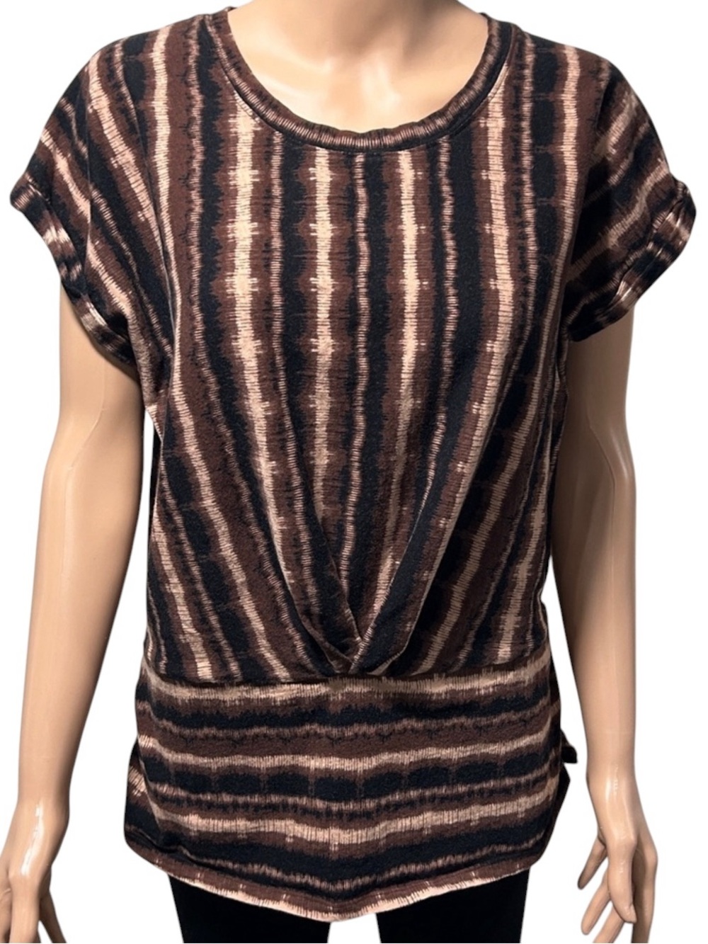 INC International Concepts women short sleeve blouse